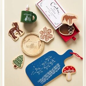 Anthropologie Cookies for Santa Wood Play Set Manhattan Toy Open Box